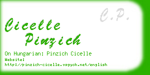 cicelle pinzich business card